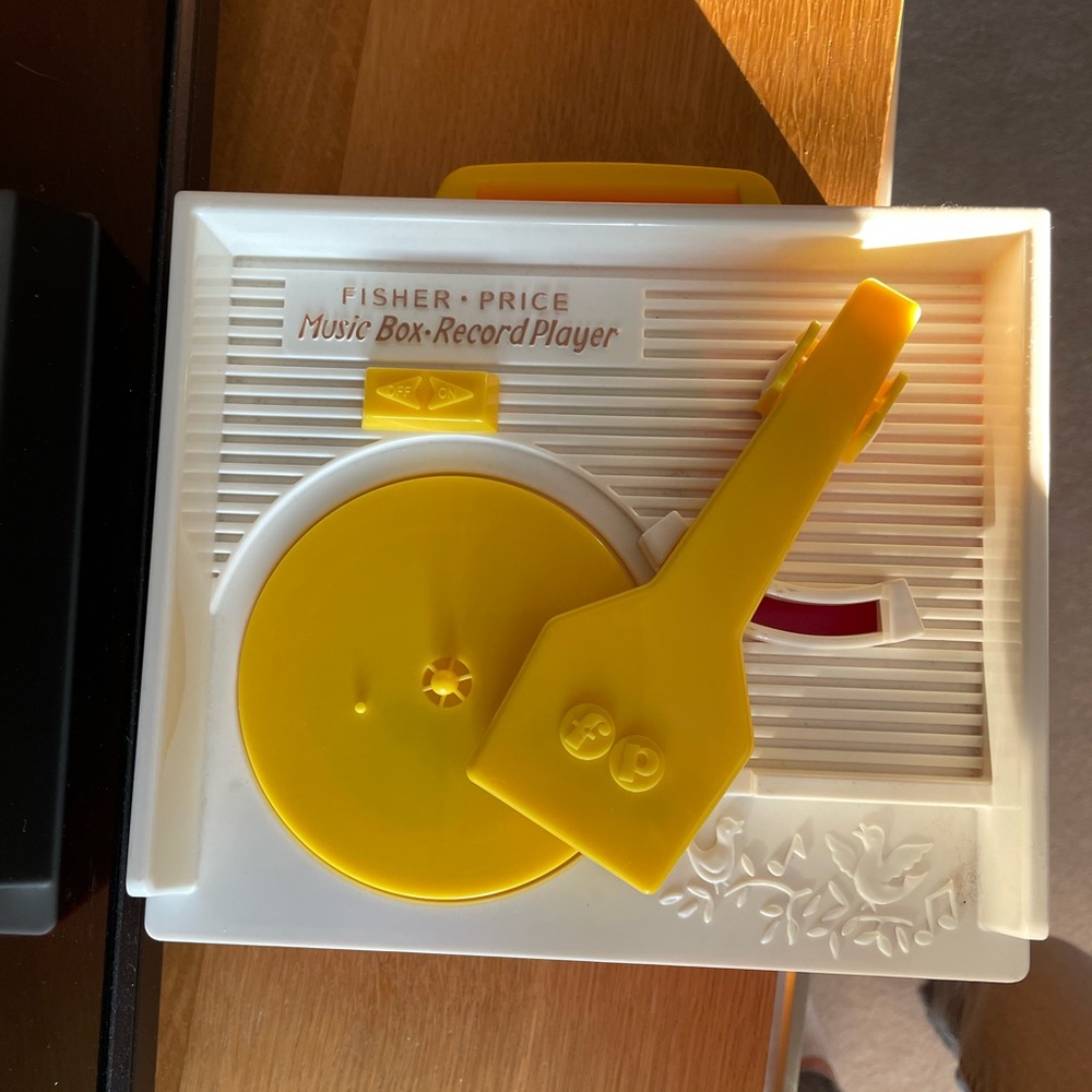 Vintage Fisher Price record player